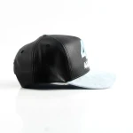 Streetwear 5-Panel Baseball Cap with Flat Embroidery and 3D Embroidery - View 8