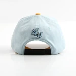 Streetwear 5-Panel Baseball Cap with 3D Embroidery - View 7