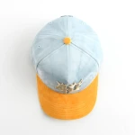 Streetwear 5-Panel Baseball Cap with 3D Embroidery - View 9