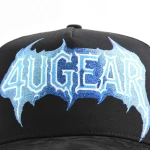 Streetwear 5-Panel Baseball Cap with Printed Graphic - View 5