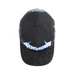 Streetwear 5-Panel Baseball Cap with Printed Graphic - View 10