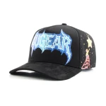 Streetwear 5-Panel Baseball Cap with Printed Graphic - View 1