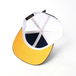6-Panel Trucker Cap with Flat Embroidery and 3D Embroidery - View 7