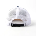 6-Panel Trucker Cap with Flat Embroidery and 3D Embroidery - View 4