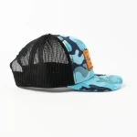 Streetwear 6-Panel Trucker Cap with Applique Embroidery and Woven Patch - View 5
