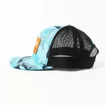 Streetwear 6-Panel Trucker Cap with Applique Embroidery and Woven Patch - View 3