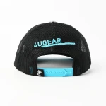 Streetwear 6-Panel Trucker Cap with Applique Embroidery and Woven Patch - View 4