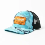 Streetwear 6-Panel Trucker Cap with Applique Embroidery and Woven Patch - View 1