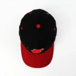 Streetwear 5-Panel Baseball Cap with Flat Embroidery and 3D Embroidery - View 6