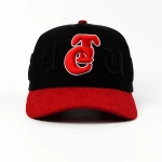 Streetwear 5-Panel Baseball Cap with Flat Embroidery and 3D Embroidery - View 2