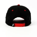 Streetwear 5-Panel Baseball Cap with Flat Embroidery and 3D Embroidery - View 4
