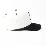 Streetwear 5-Panel Baseball Cap with Flat Embroidery and 3D Embroidery - View 5