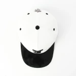 Streetwear 5-Panel Baseball Cap with Flat Embroidery and 3D Embroidery - View 6