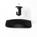 Streetwear 5-Panel Baseball Cap with Flat Embroidery and 3D Embroidery - View 2