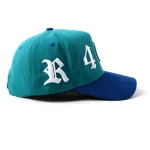 Streetwear 5-Panel Baseball Cap with Flat Embroidery and 3D Embroidery - View 5