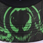 Streetwear 5-Panel Cap with Flat Embroidery and Rhinestone - View 9