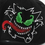 Streetwear 5-Panel Cap with Flat Embroidery and Rhinestone - View 11