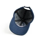 6-Panel Baseball Cap with 3D Embroidery - View 7