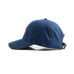6-Panel Baseball Cap with 3D Embroidery - View 3