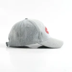 6-Panel Baseball Cap with 3D Embroidery - View 5