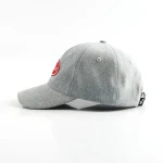 6-Panel Baseball Cap with 3D Embroidery - View 3