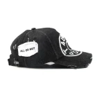 6-Panel Baseball Cap with Flat Embroidery and 3D Embroidery - View 5