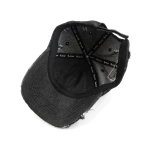 6-Panel Baseball Cap with Flat Embroidery and 3D Embroidery - View 7