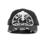 6-Panel Baseball Cap with Flat Embroidery and 3D Embroidery - View 2