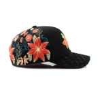 Streetwear 6-Panel Baseball Cap with Flat Embroidery and Screen Printing - View 9