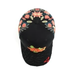 Streetwear 6-Panel Baseball Cap with Flat Embroidery and Screen Printing - View 10