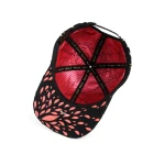 Streetwear 6-Panel Baseball Cap with Flat Embroidery and Screen Printing - View 11
