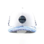Streetwear 6-Panel Baseball Cap with Flat Embroidery and 3D Embroidery - View 5