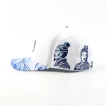 Streetwear 6-Panel Baseball Cap with Flat Embroidery and 3D Embroidery - View 6