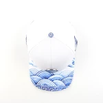 Streetwear 6-Panel Baseball Cap with Flat Embroidery and 3D Embroidery - View 9