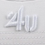 Streetwear 6-Panel Baseball Cap with Flat Embroidery and 3D Embroidery - View 4