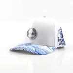 Streetwear 6-Panel Baseball Cap with Flat Embroidery and 3D Embroidery - View 1