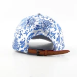 Streetwear 6-Panel Baseball Cap with Flat Embroidery and 3D Embroidery - View 6