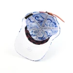 Streetwear 6-Panel Baseball Cap with Flat Embroidery and 3D Embroidery - View 9