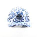 Streetwear 6-Panel Baseball Cap with Flat Embroidery and 3D Embroidery - View 4