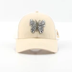 topi baseball 6 panel berbahan katun dengan patch tenun dan pelat logam - View 5