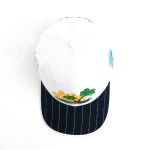 綿 6パネルベースボールキャップ チェーンステッチ刺繍・畳刺繍仕様 - View 11
