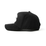 cappellino da baseball a 5 pannelli in cotone con nastratura cuciture e ricamo 3D - View 3