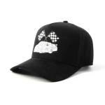 cappellino da baseball a 5 pannelli in cotone con nastratura cuciture e ricamo 3D - View 1
