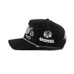 5-Panel Baseball Cap with Flat Embroidery and 3D Embroidery - View 3