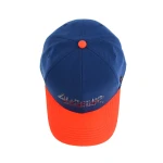6-Panel Baseball Cap with Rubber Patch and High Frequency Embossing - View 10