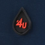 6-Panel Baseball Cap with Rubber Patch and High Frequency Embossing - View 4
