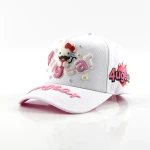 Streetwear 5-Panel Baseball Cap with 3D Embroidery and Chenille Embroidery - View 1