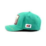 6-Panel Baseball Cap with Flat Embroidery and Rubber Patch - View 8