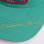 6-Panel Baseball Cap with Flat Embroidery and Rubber Patch - View 3