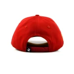 6-Panel Baseball Cap with Flat Embroidery and Rubber Patch - View 9